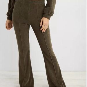 Women's green Flared Pants